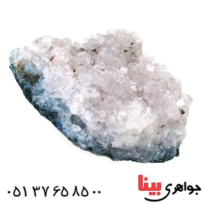 سنگ آمتیست سفید درشت و خوشرنگ سنگ درمانی _کد:12389