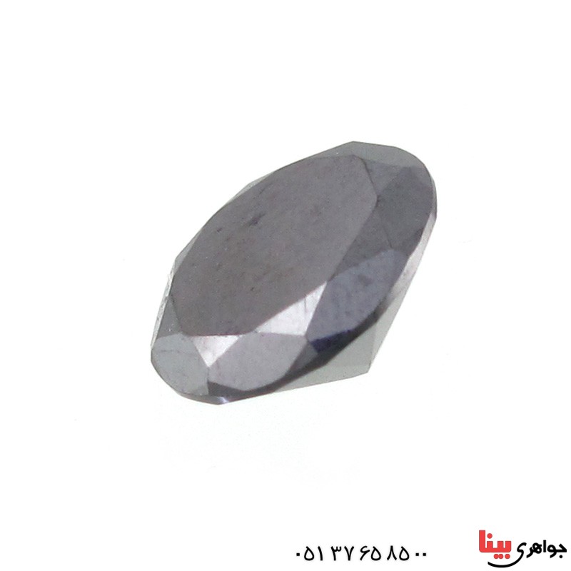 نگین انگشتر الماس سیاه خوش تراش با شناسنامه بین المللی _کد:14780 