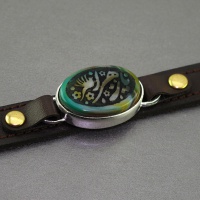دستبند عقیق با حکاکی یا زهرا 