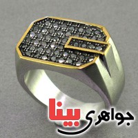 انگشتر ابسیدین خوش دست مردانه انگشتر ابسیدین خوش دست مردانه