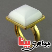 انگشتر سنگ ماه (مون استون) درشت زنانه انگشتر سنگ ماه (مون استون) درشت زنانه