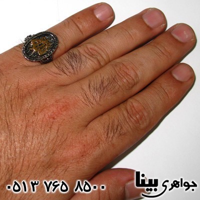 انگشتر مردانه الله نشان 01