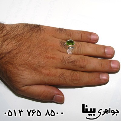 انگشتر زبرجد  سندپلاست مردانه