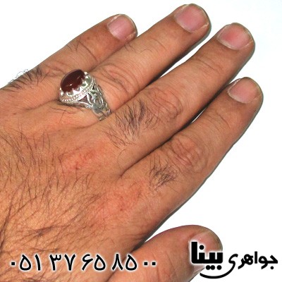 انگشتر عقیق یمنی مردانه شماره دو