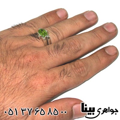 انگشتر زبرجد مردانه کلاسیک