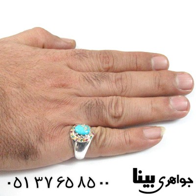 انگشتر فیروزه شجری نیشابور مردانه