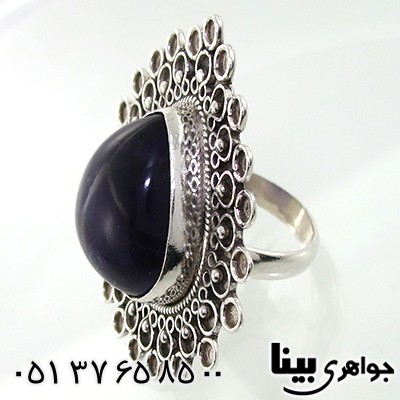 انگشتر آمتیست زنانه درشت سلطنتی با شکوه _کد:1232