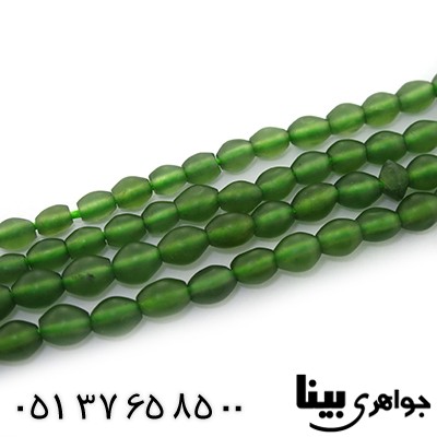 تسبیح شامقصود افغانی 101 دانه ای سبز خوشرنگ _کد:8321