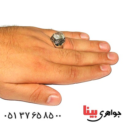 انگشتر در نجف عالی مردانه مدل صلوات رادیوم لوکس _کد:9213