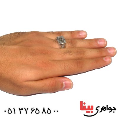 انگشتر حدید مردانه میکروستینگ _کد:9382