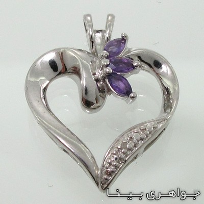 طرح قلب سه نگین طرح قلب سه نگین