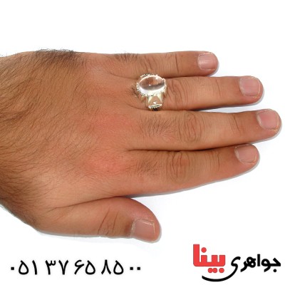 انگشتر در نجف مردانه درشت کلاسیک درخشان _کد:9890