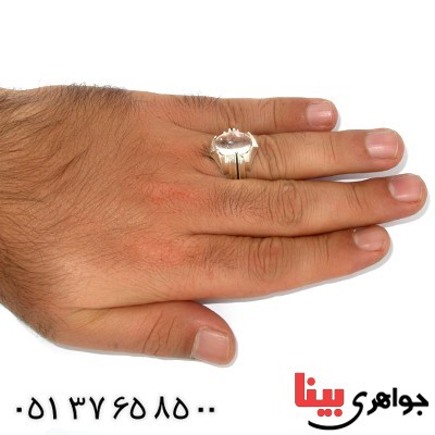 انگشتر در نجف مردانه کلاسیک شیاردار _کد:9954