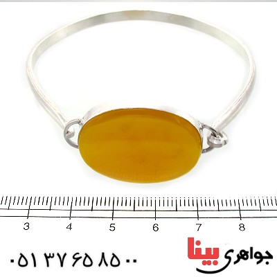 دستبند عقیق شرف الشمس درجه یک سنگ درمانی درشت _کد:10830