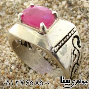 انگشتر یاقوت سرخ مردانه۱