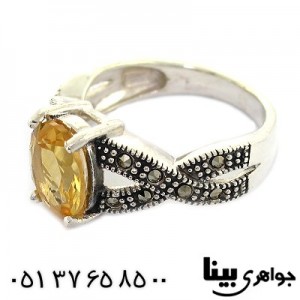 انگشتر سیترین زنانه۱