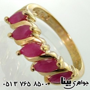 انگشتر یاقوت سرخ زنانه۱