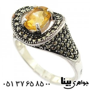 انگشتر سیترین زنانه جدید