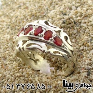 انگشتر یاقوت سرخ برمه مردانه
