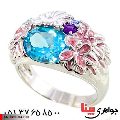 انگشتر توپاز زنانه