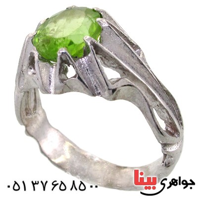انگشتر زبرجد مردانه مدل سلطان _کد:11805