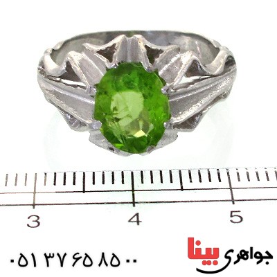 انگشتر زبرجد مردانه مدل سلطان _کد:11805