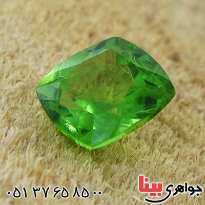 نگین انگشتر زبرجد خوشرنگ و شفاف _کد:11810