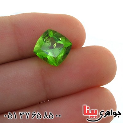 نگین انگشتر زبرجد خوشرنگ و شفاف _کد:11810