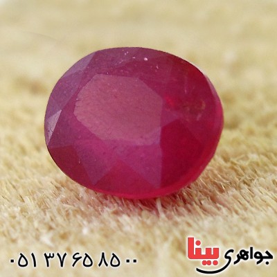 نگین انگشتر یاقوت سرخ خوشرنگ و زیبا _کد:11814