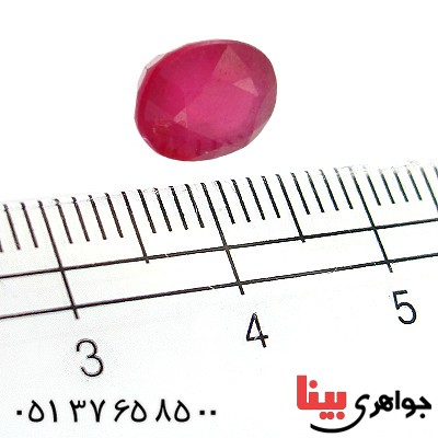 نگین انگشتر یاقوت سرخ خوشرنگ و زیبا _کد:11814