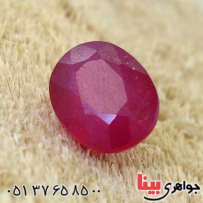 نگین انگشتر یاقوت سرخ خوشرنگ و زیبا _کد:11814