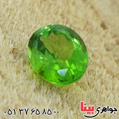 نگین انگشتر زبرجد شفاف و خوشرنگ _کد:11818