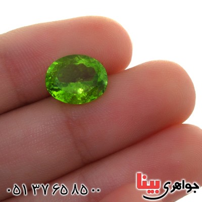 نگین انگشتر زبرجد شفاف و خوشرنگ _کد:11818