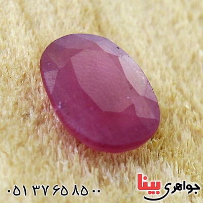 نگین انگشتر یاقوت سرخ خوشرنگ و زیبا _کد:11820