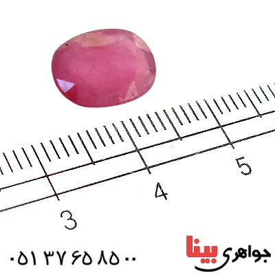 نگین انگشتر یاقوت سرخ خوشرنگ و زیبا _کد:11820
