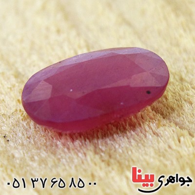 نگین انگشتر یاقوت سرخ خوشرنگ و زیبا _کد:11820