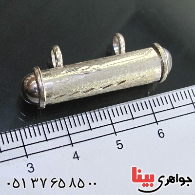 گردنبند نقره لوله حرز مخفی _کد:11822