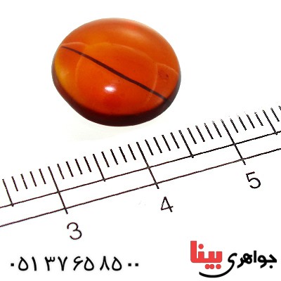 نگین انگشتر کهربا بولونی اصل خوشرنگ _کد:11832