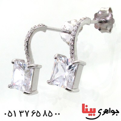 گوشواره نقره زنانه مدل مهتا _کد:11921