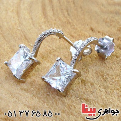 گوشواره نقره زنانه مدل مهتا _کد:11921