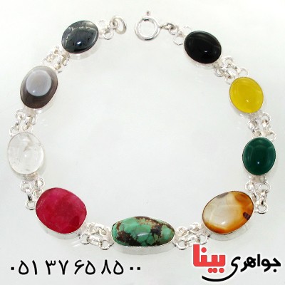 دستبند چند جواهر زنانه سلجوقی _کد:11925