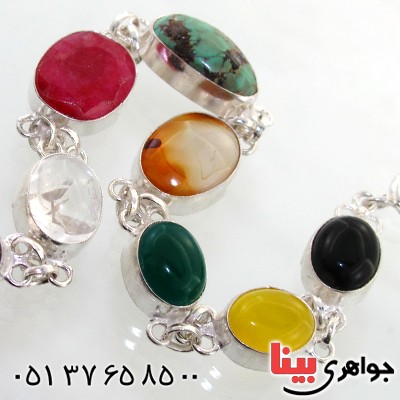 دستبند چند جواهر زنانه سلجوقی _کد:11925