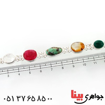 دستبند چند جواهر زنانه سلجوقی _کد:11925