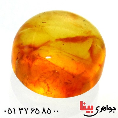 نگین انگشتر کهربا بولونی اصل خوشرنگ و زیبا _کد:11935