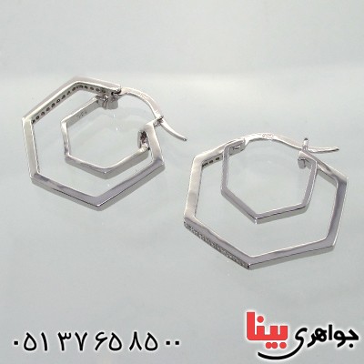 گوشواره نقره زنانه مدل آنوشا _کد:11938