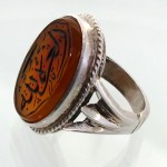 جزع خراسانی مردانه درشت با حکاکی العزة لله جهت رفع مشکلات_کد:12045