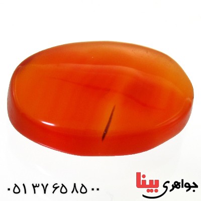 نگین انگشتر عقیق یمنی بیضی خوشرنگ _کد:12079
