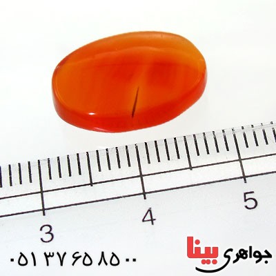 نگین انگشتر عقیق یمنی بیضی خوشرنگ _کد:12079