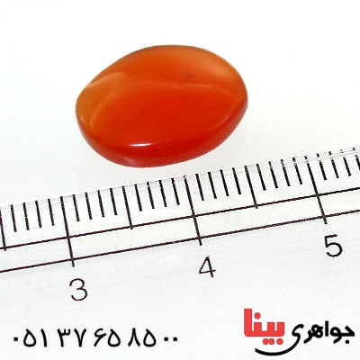 نگین انگشتر عقیق یمنی بیضی خوشرنگ _کد:12088