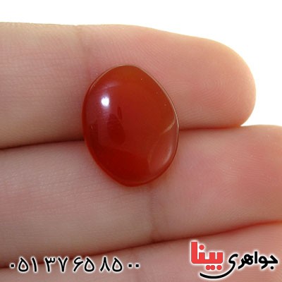 نگین انگشتر عقیق یمنی بیضی خوشرنگ _کد:12088